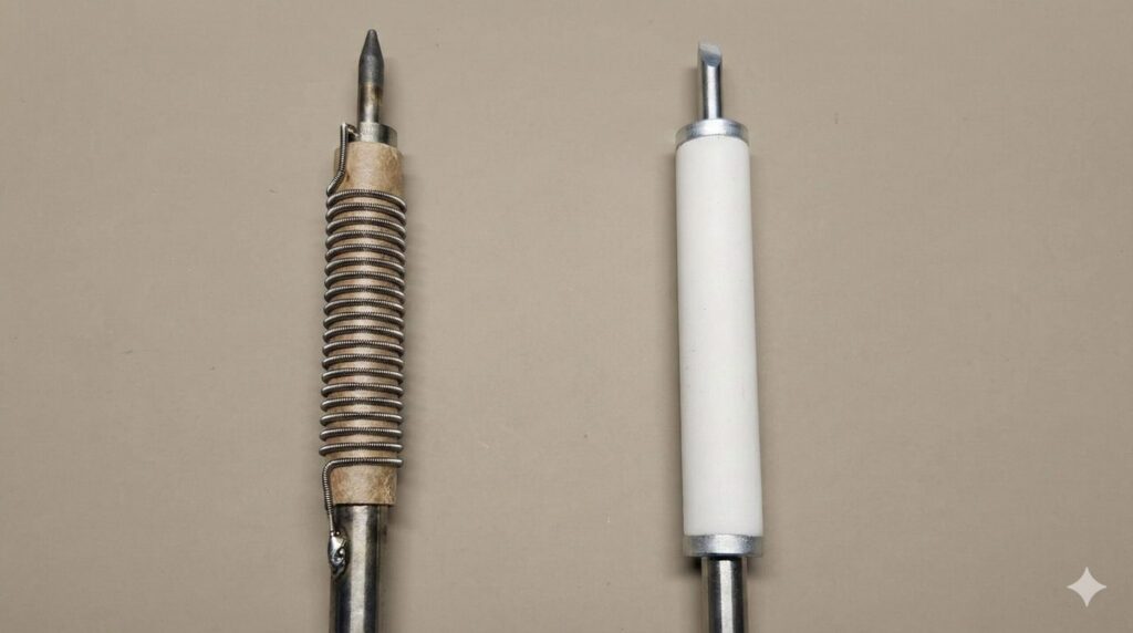 ニクロムとセラミックヒーターの違い