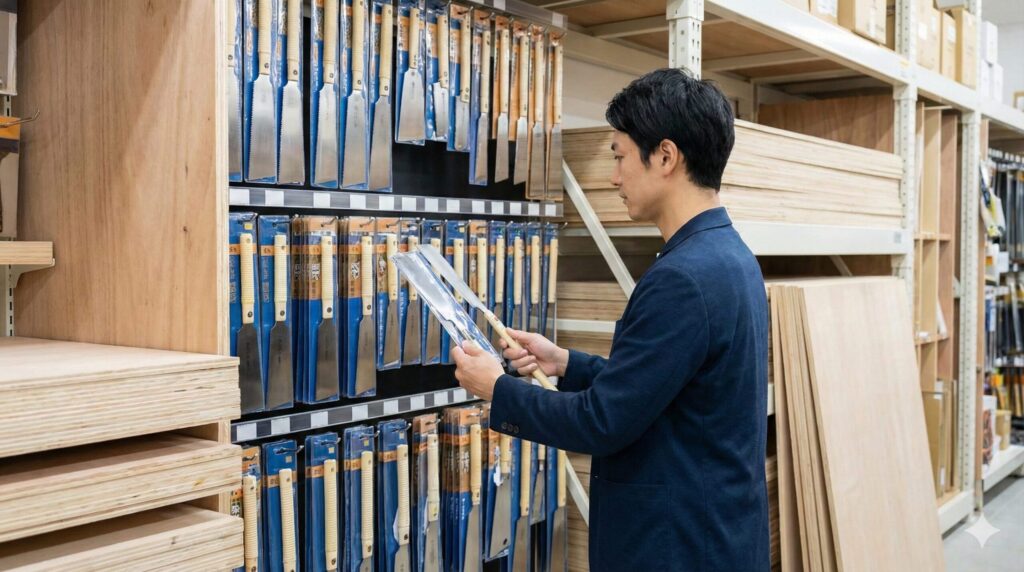 のこぎりでベニヤ板を切る道具の選び方