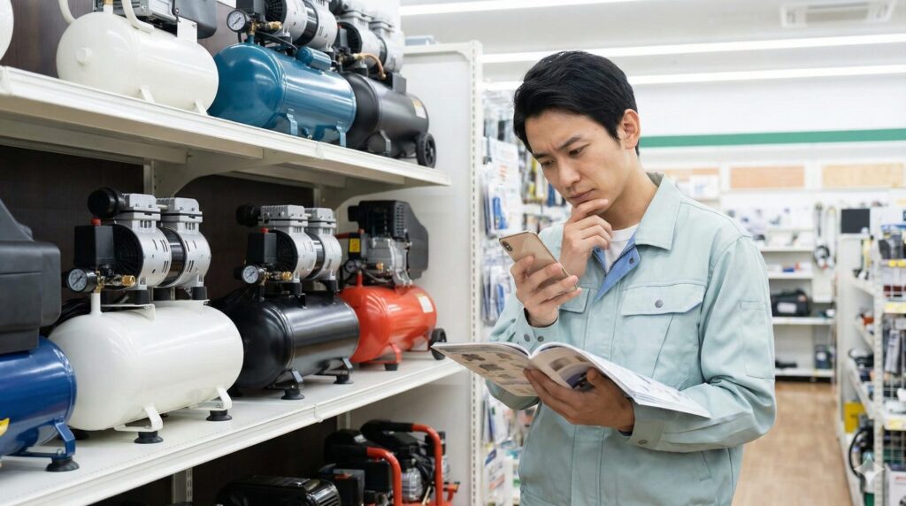 エアコンプレッサーでできることを支える選び方