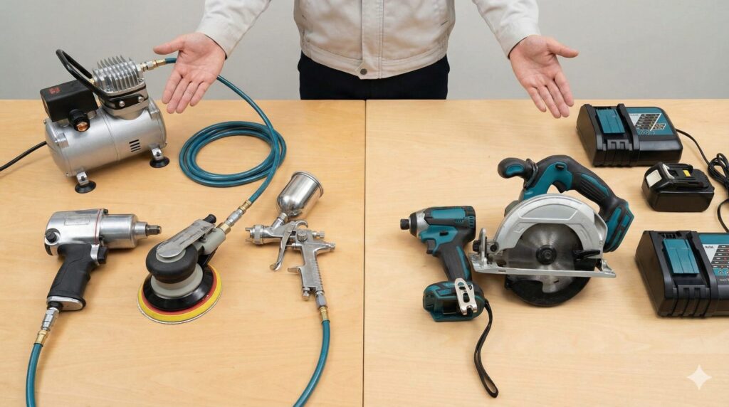 電動工具と比較したコストと性能