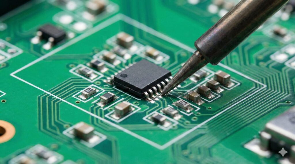 ICやプリント基板の精密作業用途