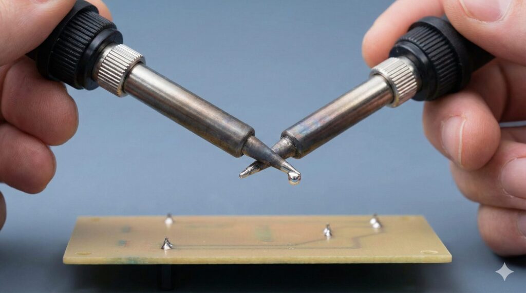 熱不足ではんだが溶けない時の対策