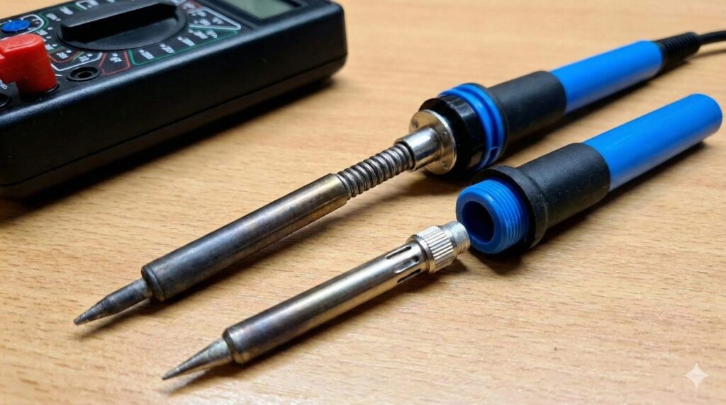 20W半田ごての温度特性と基本構造