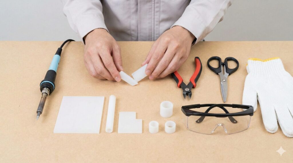 PP溶接にハンダゴテを使う準備と道具