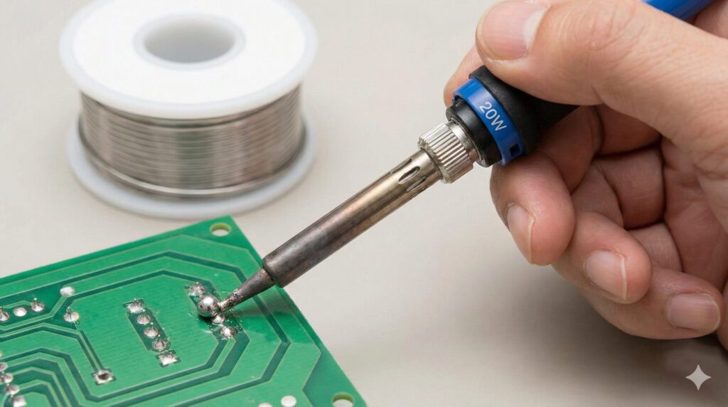 20W半田ごてで鉛フリーは使えるか
