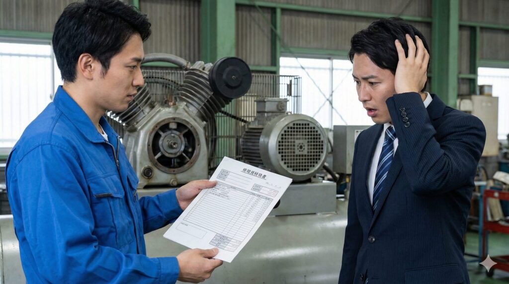コンプレッサーの修理費用相場と高額なケース