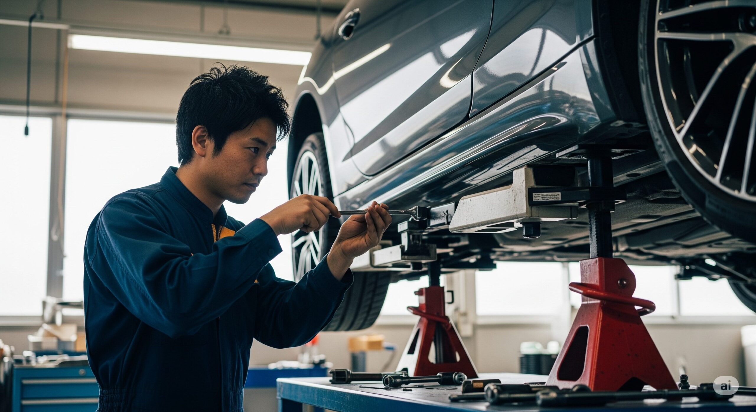 ジャッキでの2輪上げは危険？正しい方法と注意点を完全解説