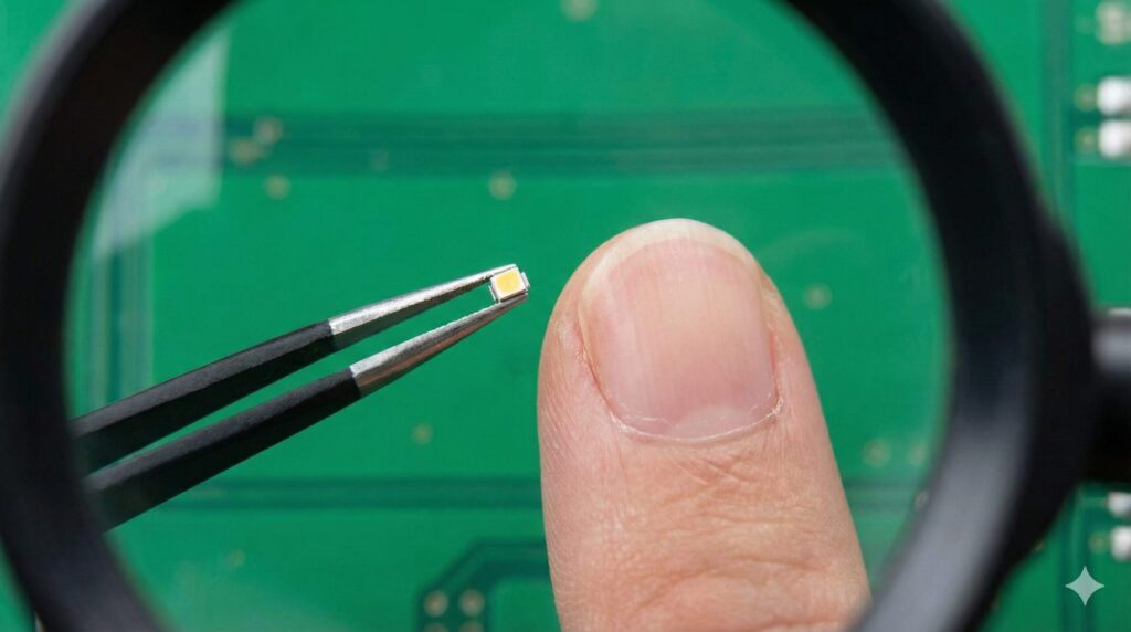 1608サイズ等の極小部品の扱い