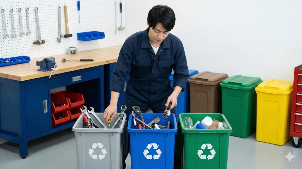 知っておくべき工具のゴミ分別基本