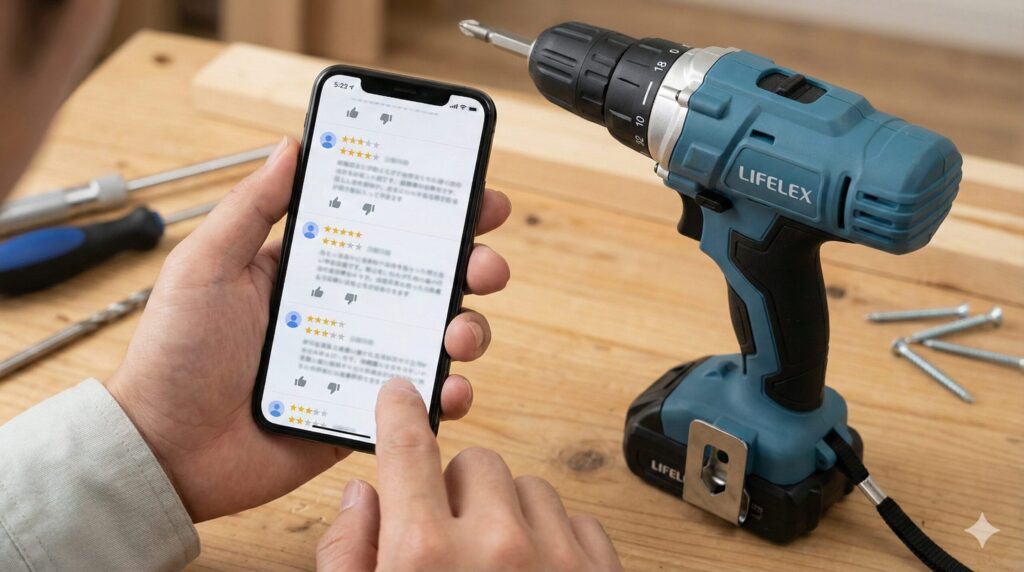 Lifelex電動ドリルの評判と口コミの真実