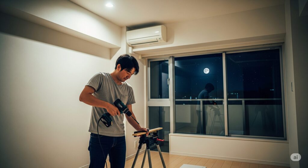 夜中にDIY?日曜大工を夜間に行う是非