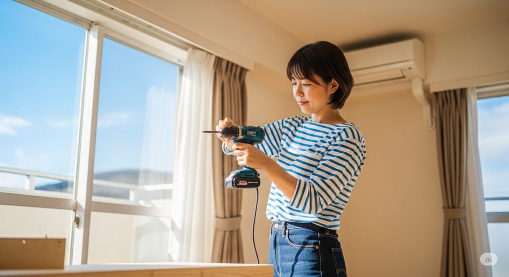 マンションで電動ドリルを使うなら昼間が原則