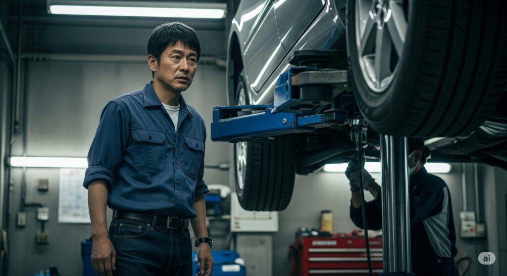 車をジャッキアップするのは危険ですか?