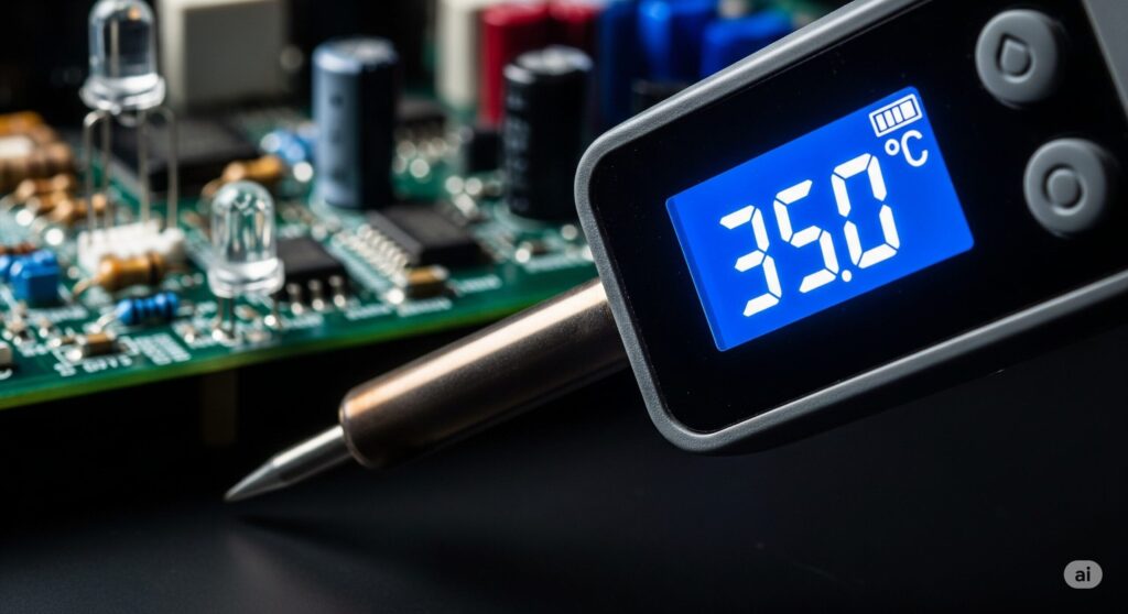 led打ち替えにははんだごての温度管理が最重要