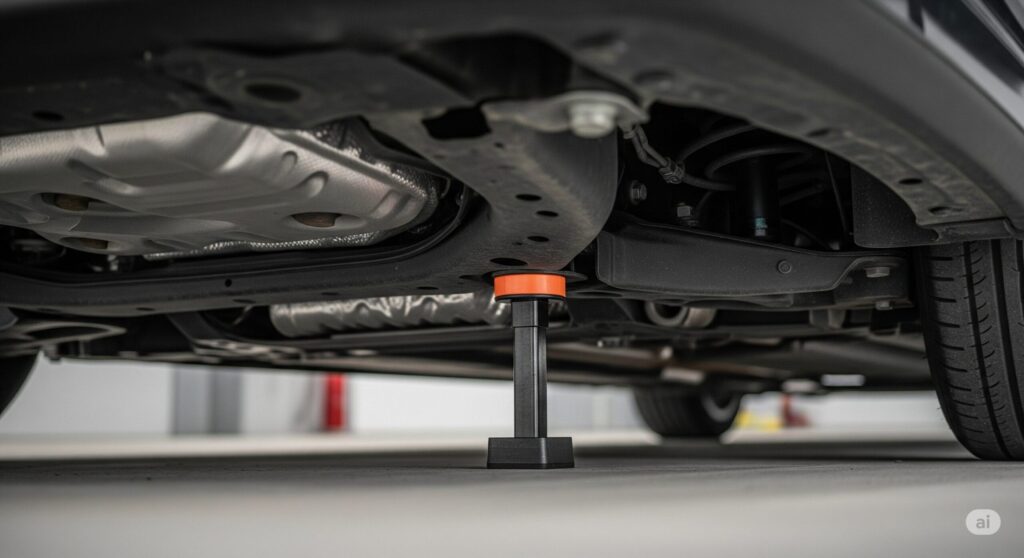 レクサス LSのジャッキアップ ポイントとは