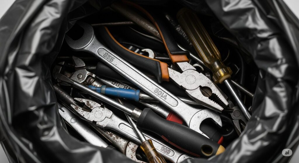 プラスドライバーなど工具の捨て方