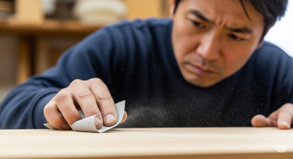 ニスを塗った後にヤスリをかけるとどうなる?