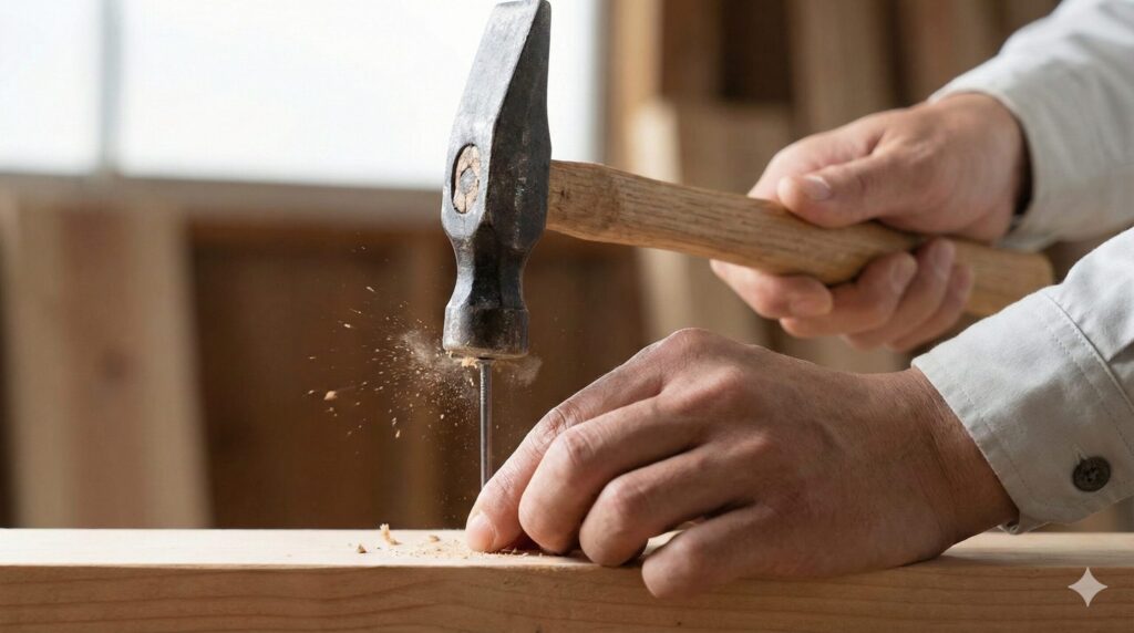 トンカチの語源や由来は擬音語にある