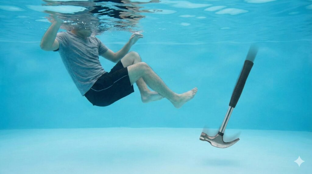 なぜ泳げない人をカナヅチと言うのか