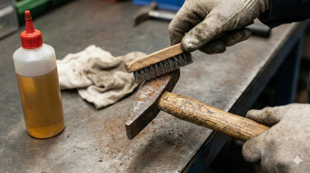 柄の交換やサビ対策のメンテナンス