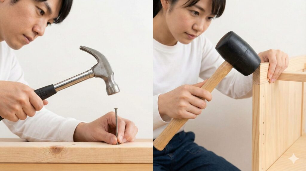 作業目的に合わせた種類の見分け方