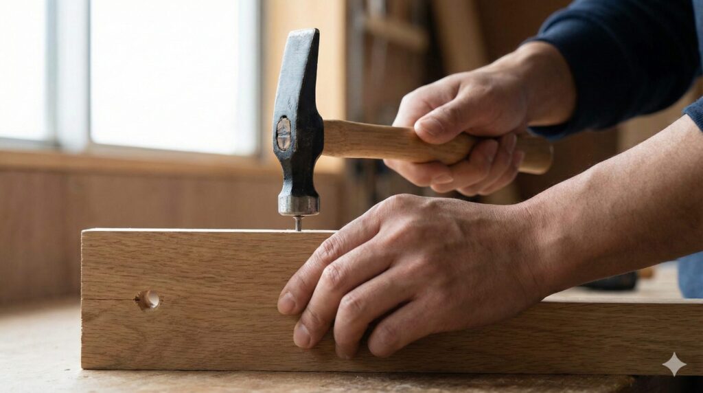 基本的な釘打ちの使い方とコツ