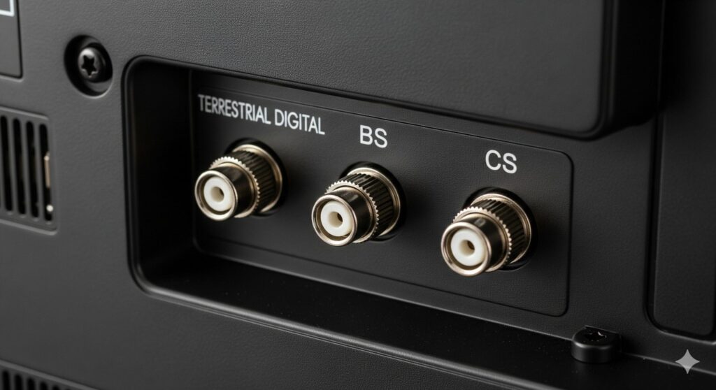 テレビのF型端子には何種類ありますか?