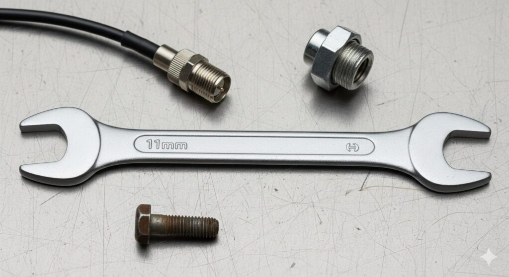 知っておくと便利な11mmスパナの用途