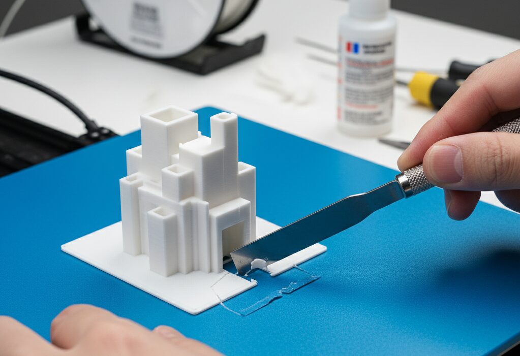 3Dプリンターでラフトが剥がれない時の対処法