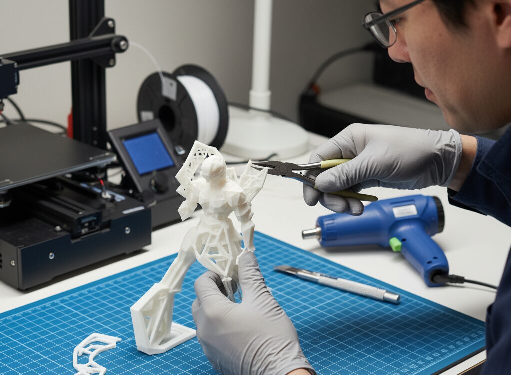 3dプリンターのサポート材を剥がすコツ