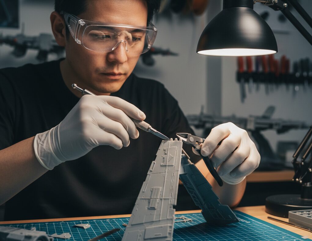 3Dプリンター造形物のバリ取りに使う道具