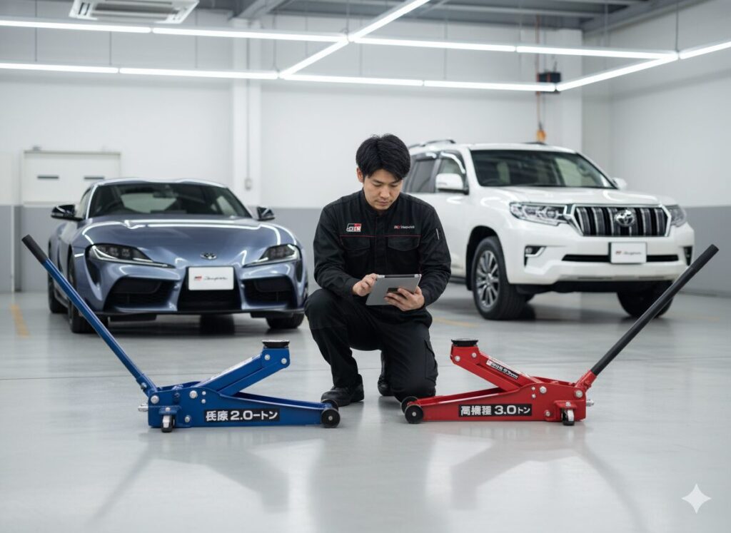 SUVのジャッキは何トン必要ですか?