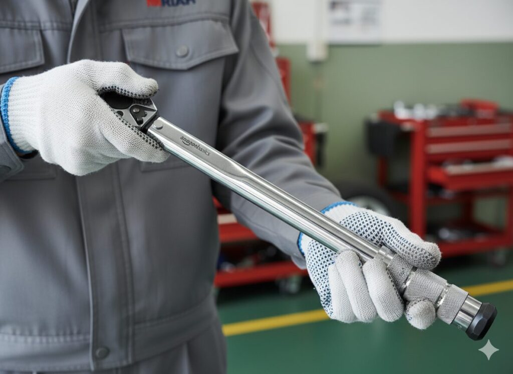 具体例:トルクレンチで103N mに合わせるには?