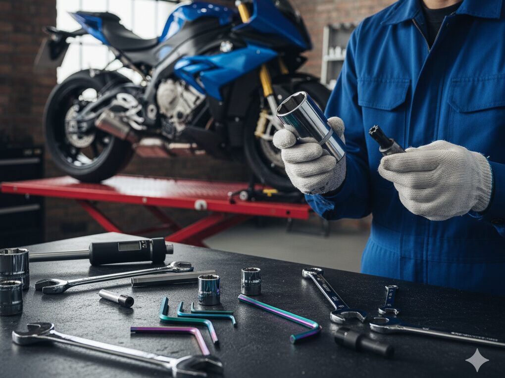 一般的なBMWバイクの工具サイズとは