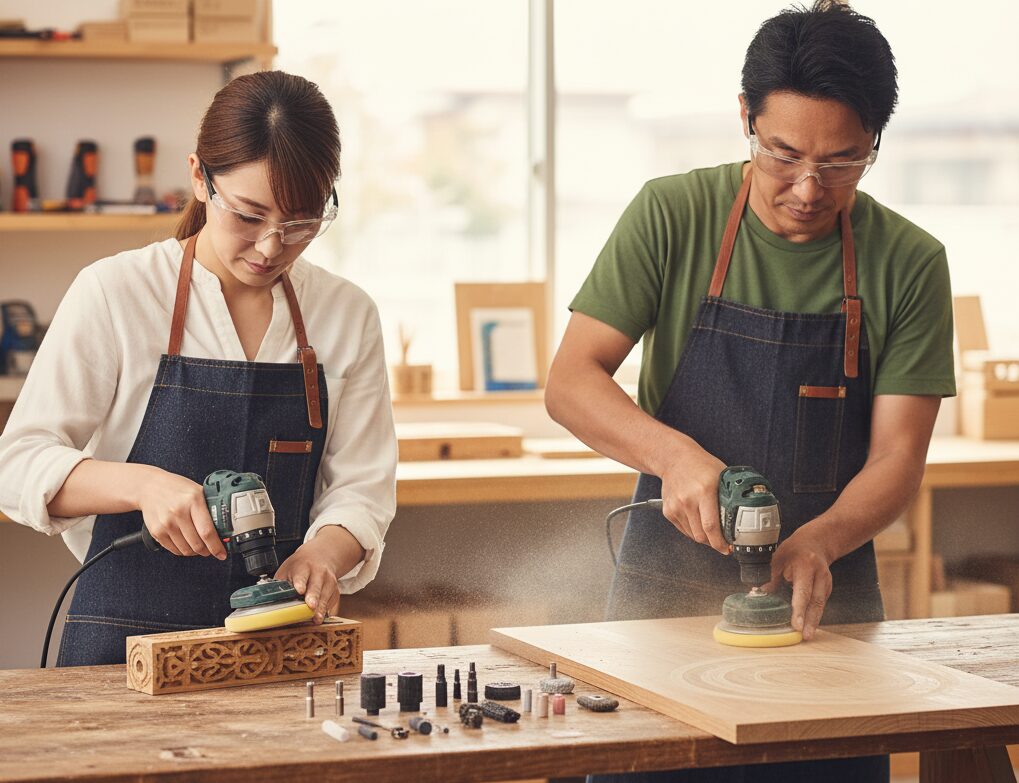 ドリルグラインダーアタッチメントとの違い