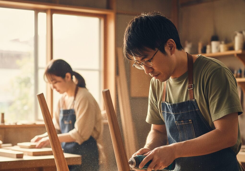 インパクトドライバーの研磨は木工にも使える