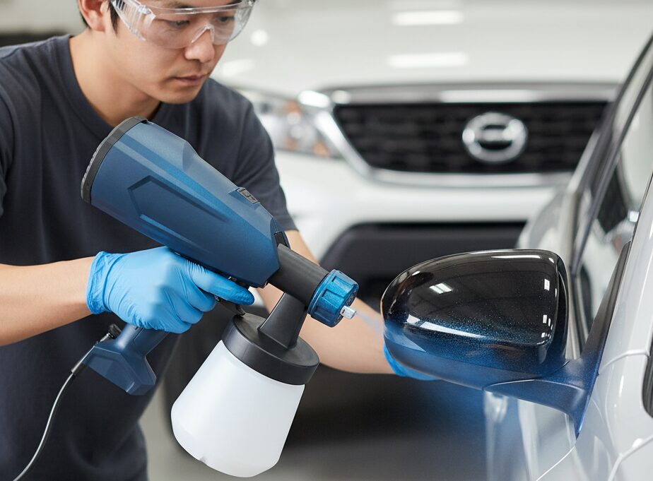 電動スプレーガンで車を塗装するコツ