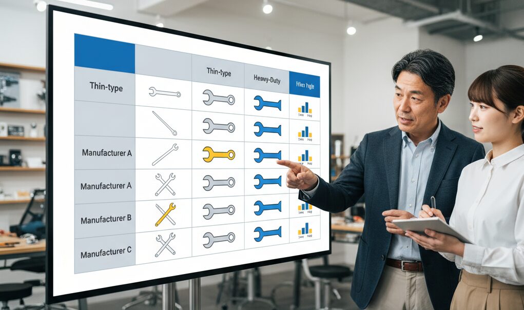 主要メーカーのラインナップと価格帯の比較