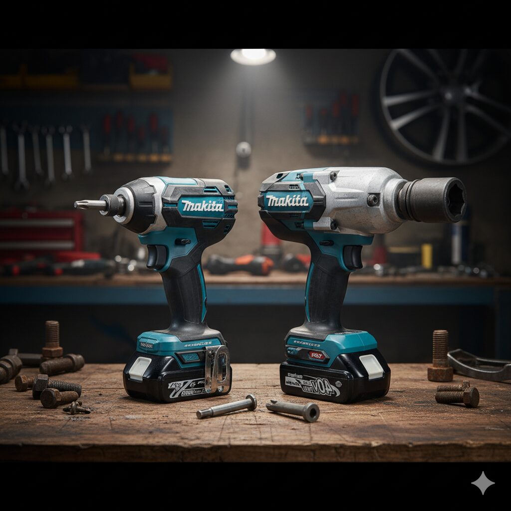 インパクトドライバーとレンチの違い