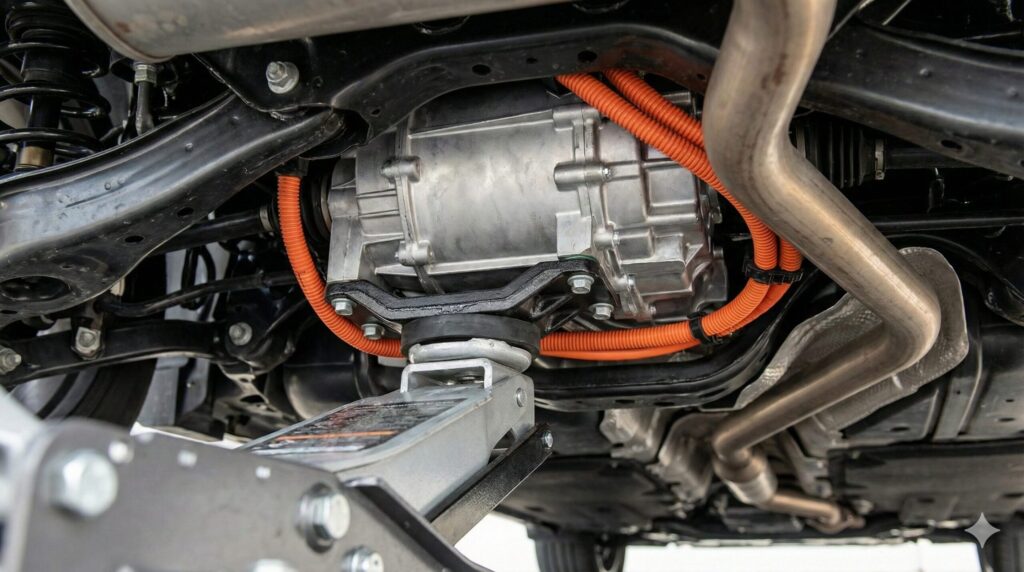 4WDや2WDで異なるリアの場所