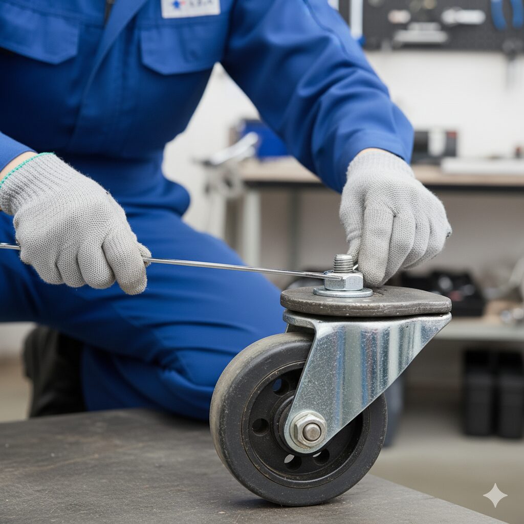 ダブルナットやキャスター交換の薄口