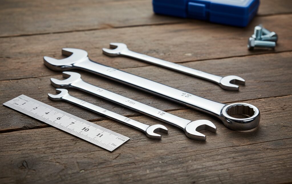 薄型スパナの厚み比較 4mm・3mm