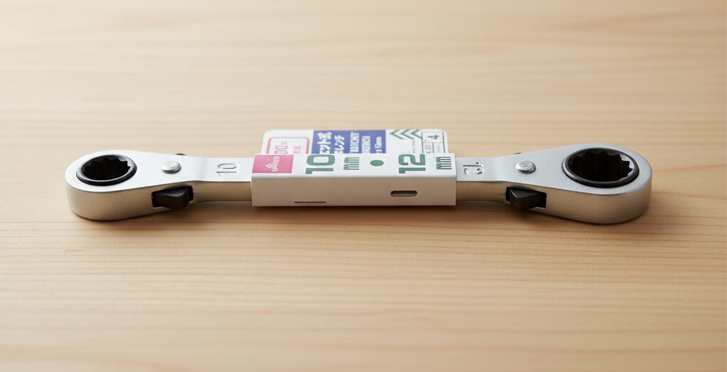 ラチェット式メガネレンチ