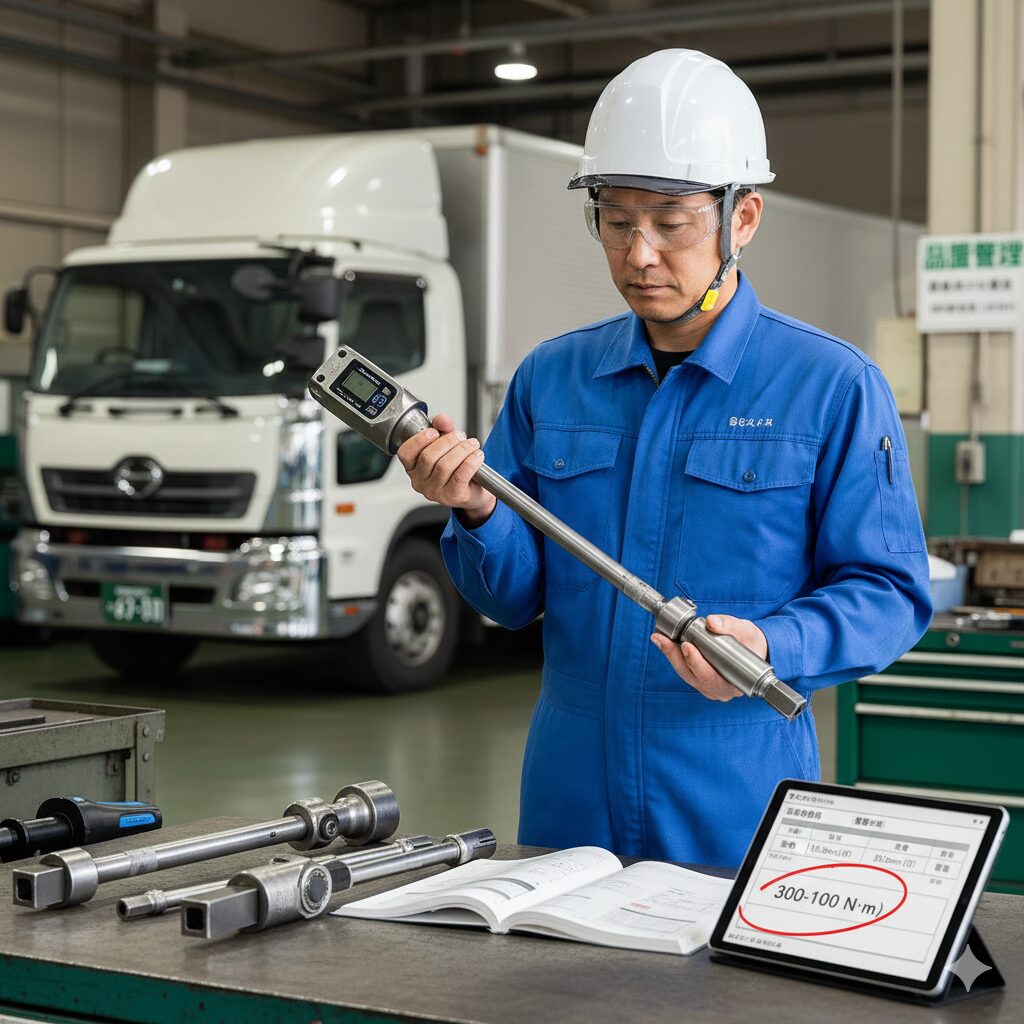 4t トラック用トルクレンチの選定基準