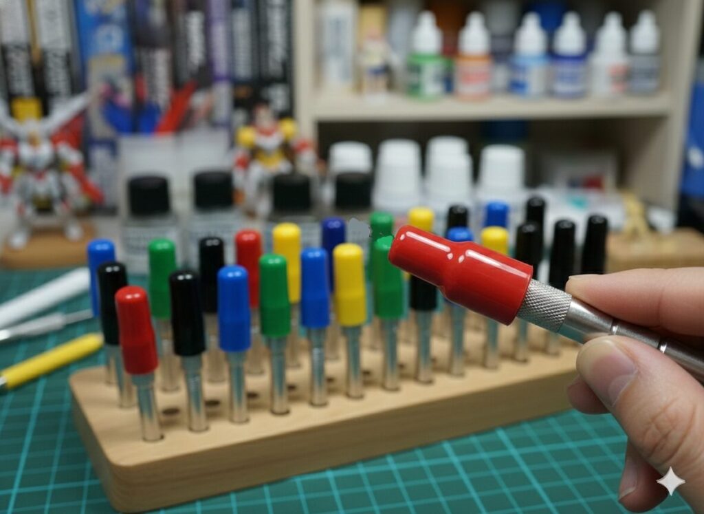 BMCタガネにキャップを活用した管理術