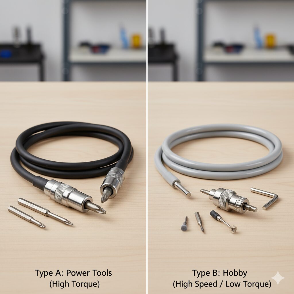 フレキシブルシャフトの2つの種類とは？