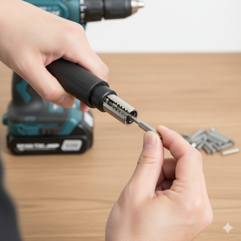 簡単な付け方とビットの装着法