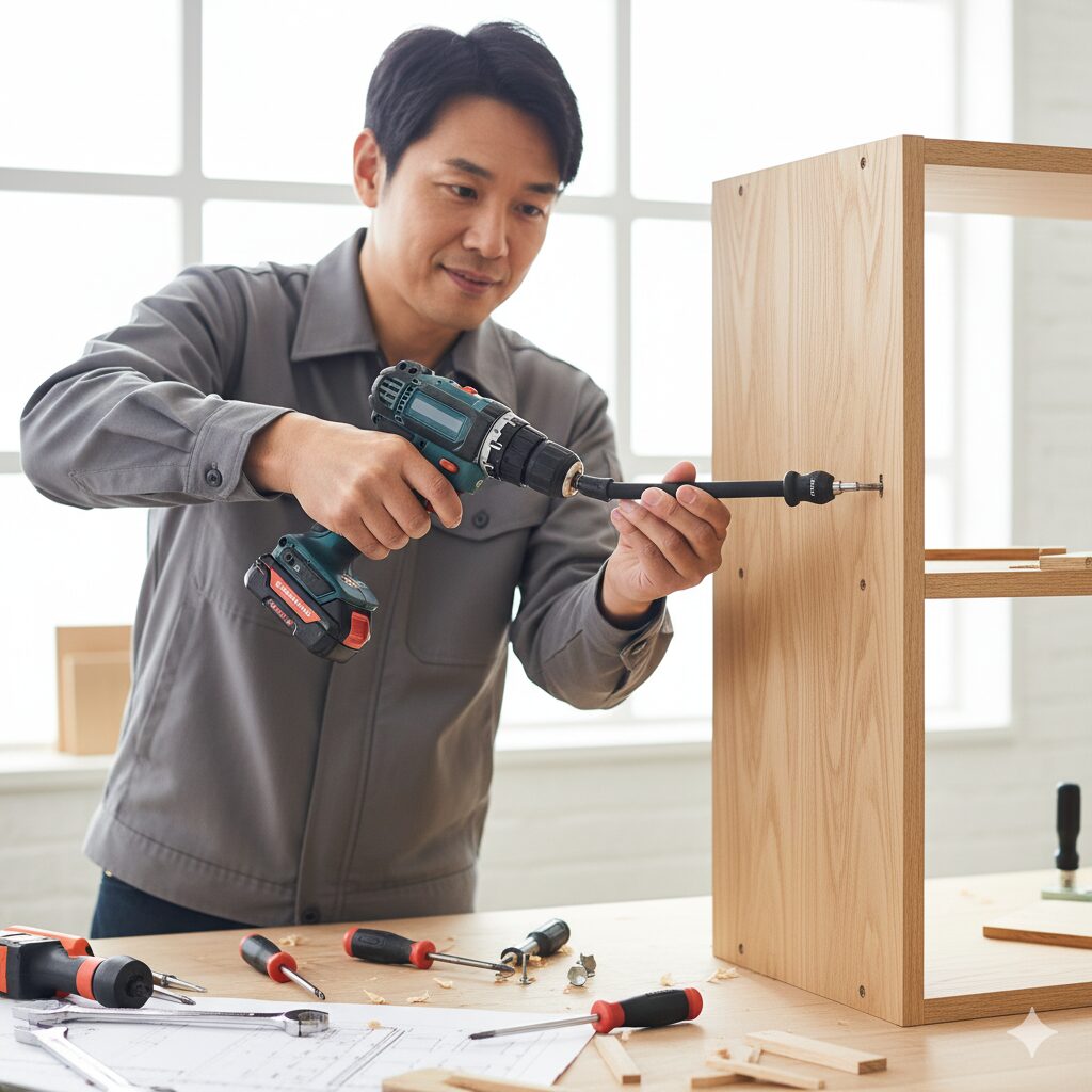 フレキシブルシャフトの基本と電動ドリルでの使い方