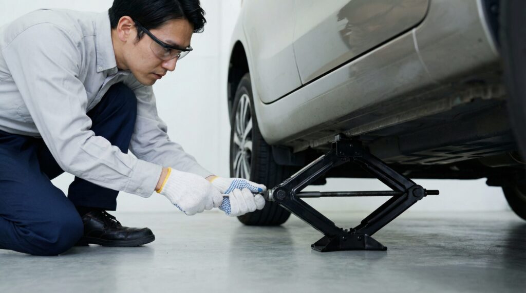 安全な運用のためのねじ式ジャッキの原理