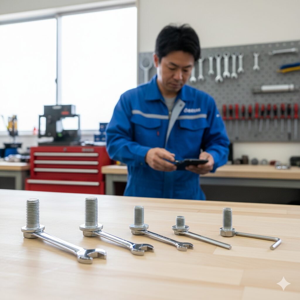 M6ボルトの種類と適合工具